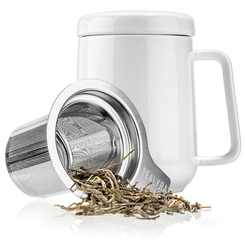 Peak Porcelain Ceramic Mug With Metal Infuser 19oz - image 2