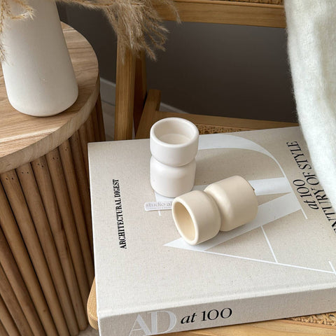 Scandi Elevated Single Tea Light Candle Holder - image 6
