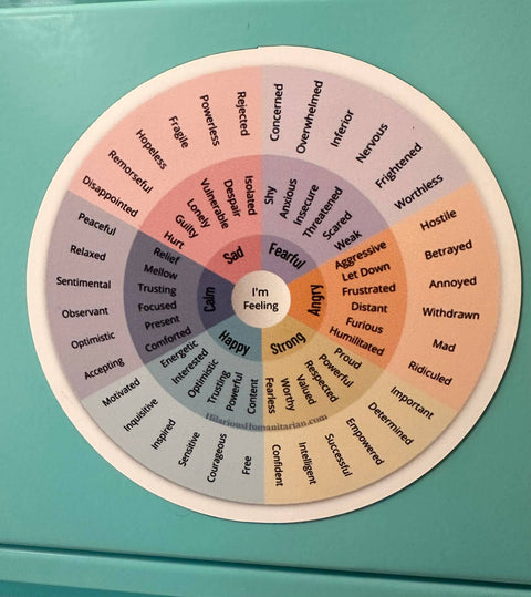 Wheel Of Emotions Magnet