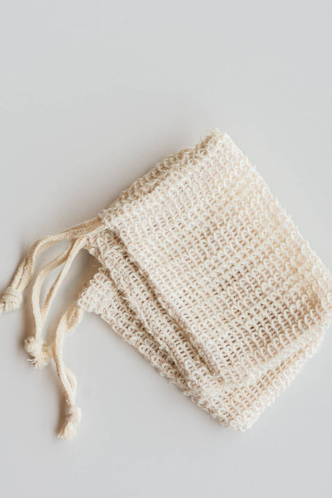 CASA AGAVE Woven Soap Bag - Exfoliating Scrubber - No Tox Life - image 5