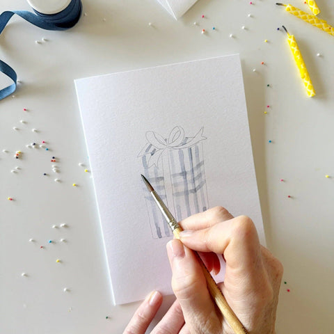 Celebrate paintable watercolor notecard set - image 7