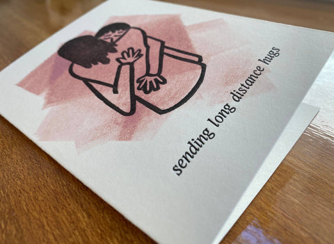 Long Distance Hugs Greeting Card - image 3