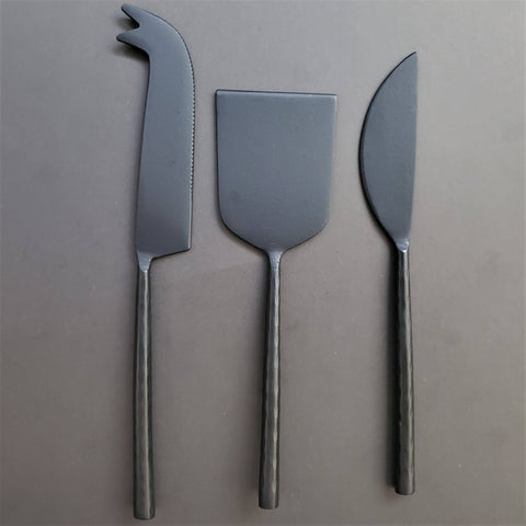 Minimalist Black Cheese Knife Set - image 2