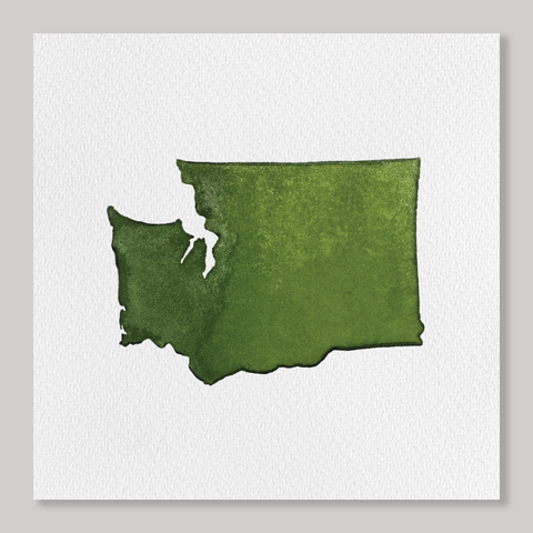 State of Washington Carved Vinyl Sticker - image 3