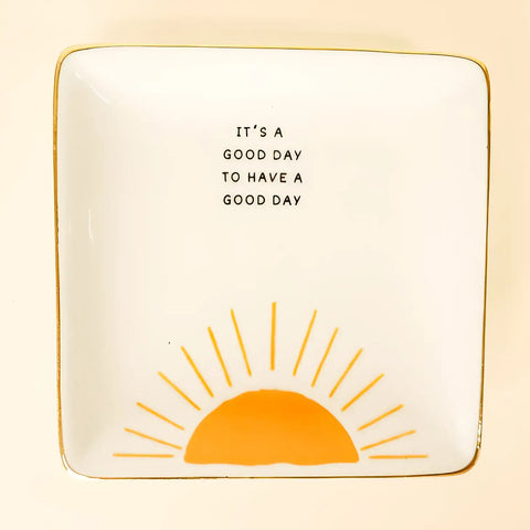 Square Trinket Tray It's A Good Day