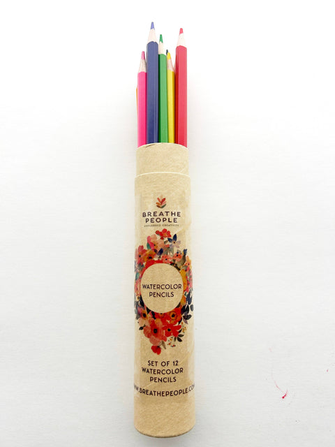 12-Color Watercolor Pencil Set - image 3
