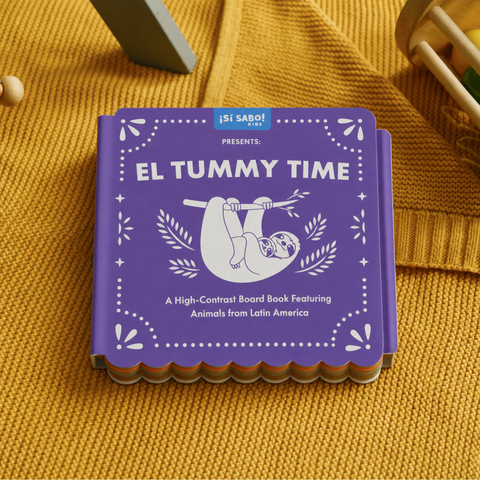 El Tummy Time: A High-Contrast Board Book for Babies