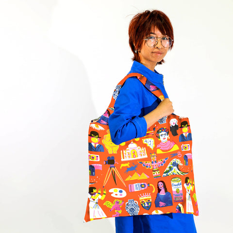 Art History Art Reusable Tote Bag