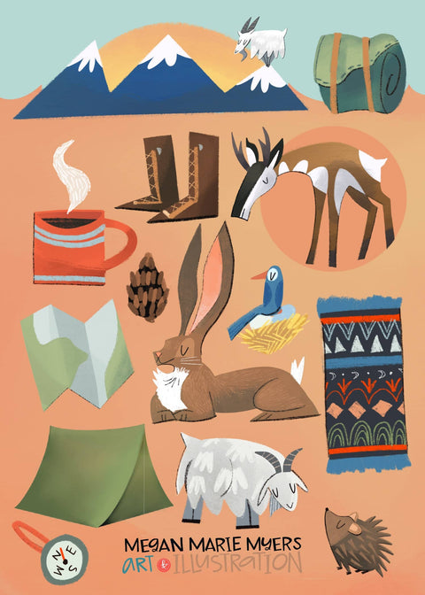 Sticker Sheet Variety 5-Pack