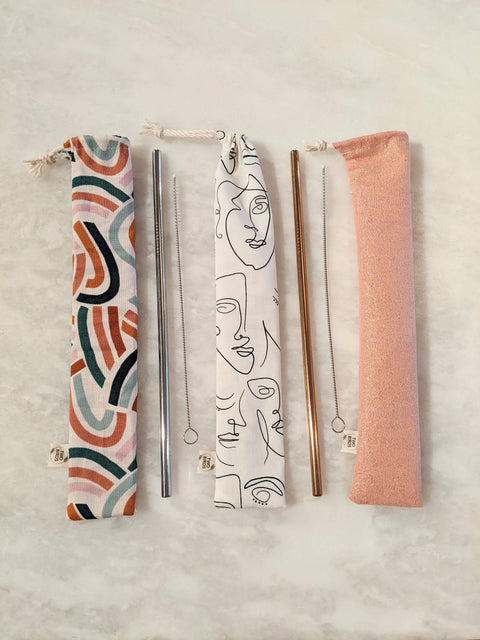 Reusable Straw Kit with Travel Pouch - image 6