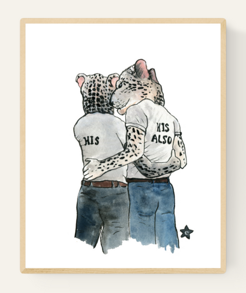 Never Change Your Spots Art Print