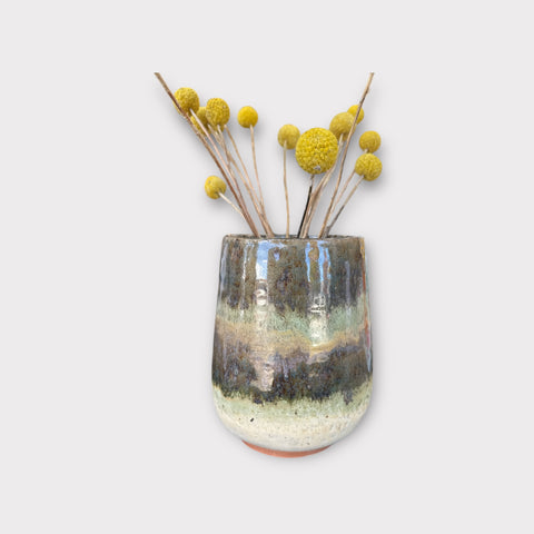 Earthy Handmade Vase - 7" - image 4