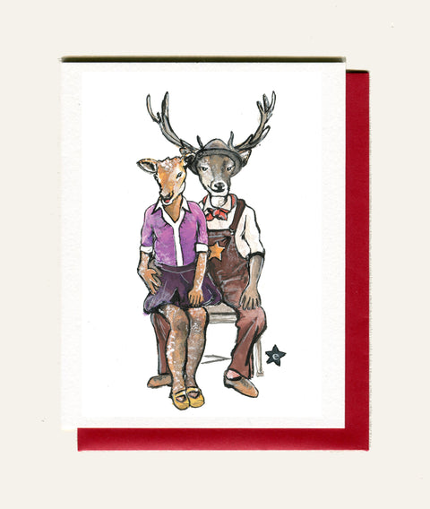 Oh Deer! Notecard - image 2