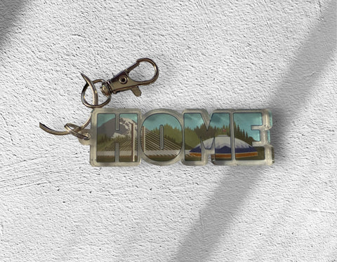 Tacoma HOME Keychain
