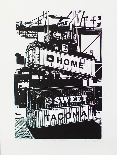 Home Sweet Tacoma Giclée print