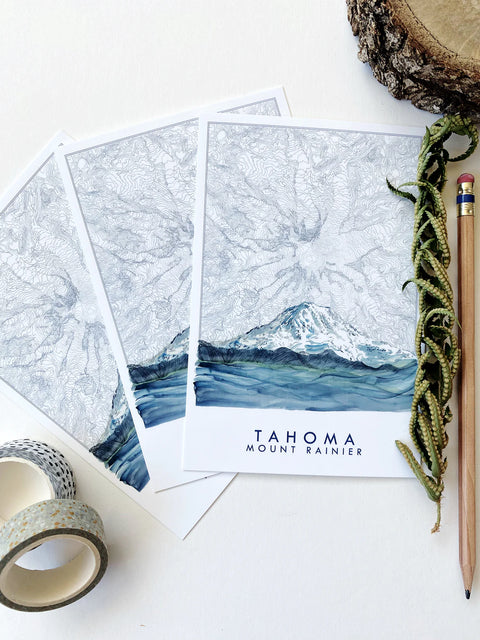 Local Tacoma Area Watercolor Postcards