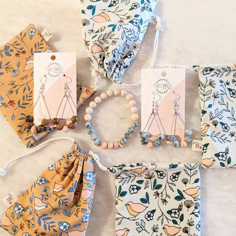 Reusable Jewelry Gift Bag - Small Cinch Bag - image 3