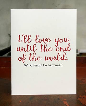 End of the World Greeting Card - image 3
