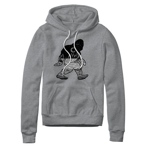 Sasquatch Night Pullover Hoodie Sweatshirt - image 2