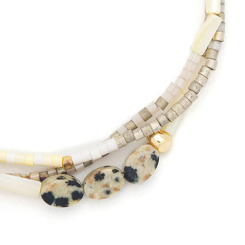 Joy/Dalmatian Jasper/Gold Bracelet - image 3