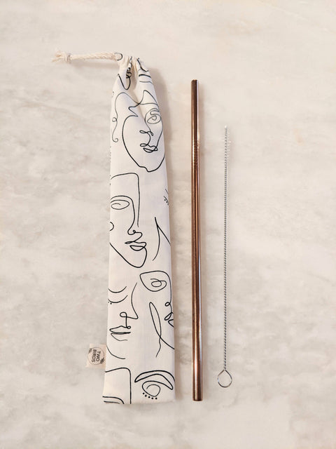 Reusable Straw Kit with Travel Pouch - image 3