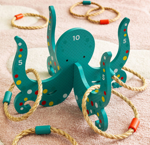 Happy Octopus Wooden Hoopla - image 4