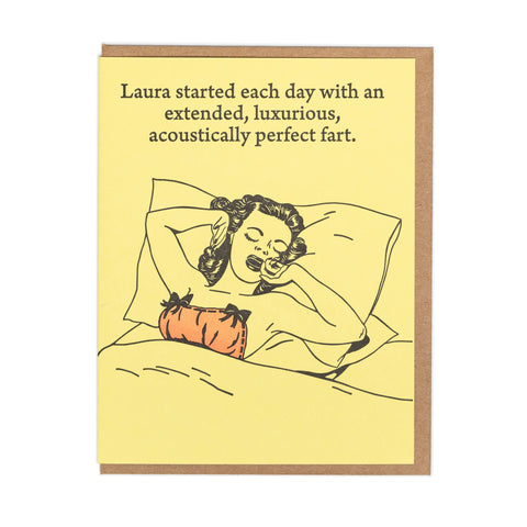Morning Fart Greeting Card