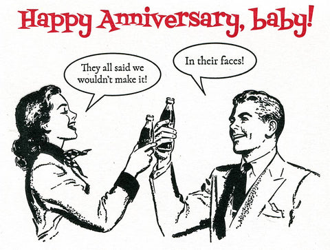 Faces Anniversary Greeting Card - image 2