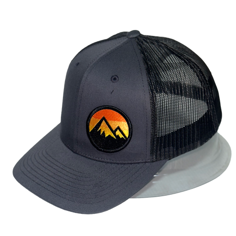 Circle Sunset Patch Hat on Trailhead Trucker - image 2
