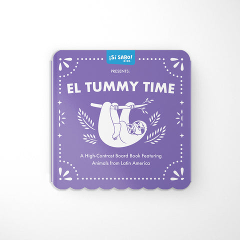 El Tummy Time: A High-Contrast Board Book for Babies