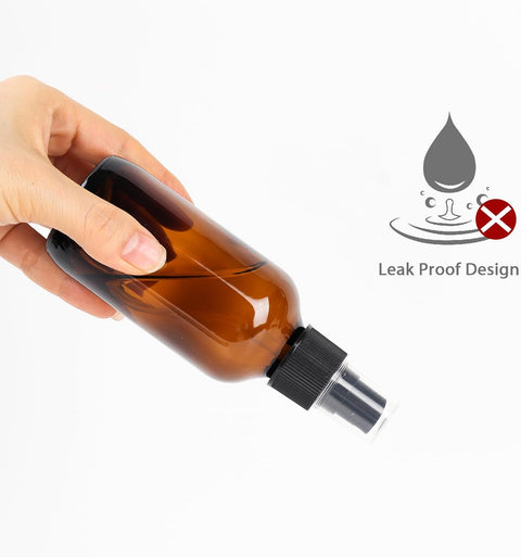 Amber Glass Spray Bottle - 4 oz