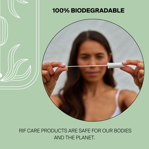 Regular Absorbency Organic Non Applicator Tampons (18 ct)