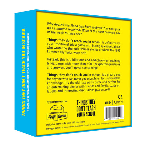 Card Game - Things They Don't Teach You In School - image 2