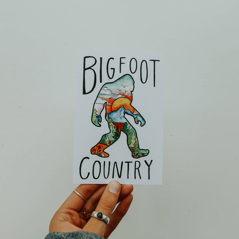 Bigfoot Country Postcard - image 2
