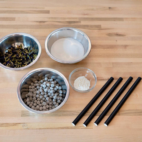 Butterfly Pea Flower Herbal Bubble Tea DIY Kit - image 4