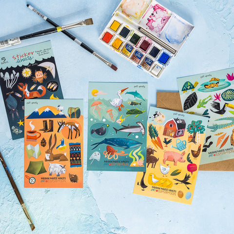 Sticker Sheet Variety 5-Pack