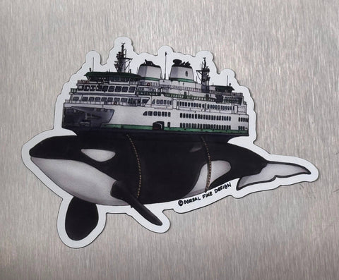 Orca Ferry Magnet - image 2