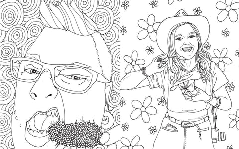 Stoner Babes Coloring Book