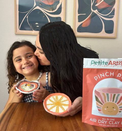 Kids Air Dry Pinch Pot Clay Kit - image 4