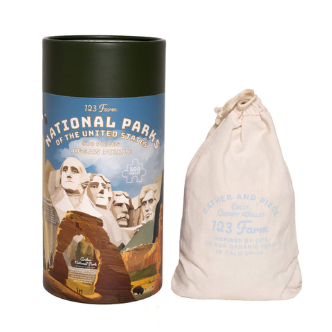 National Parks Puzzle - 500 Pc Tube with Illustrations - image 2