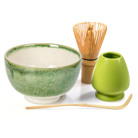 Matcha Tea Startup Gift Set - Bowl, Whisk, Scoop, Holder - image 3