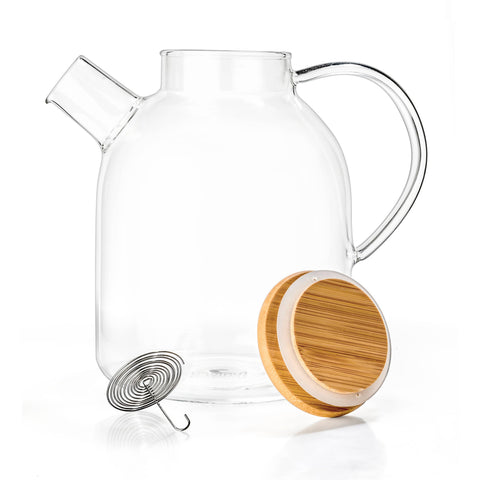 Large Glass Teapot And Kettle 60oz - Stove-Top Safe - image 6