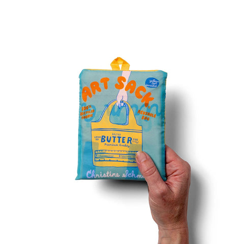Butter Art Reusable Tote Bag