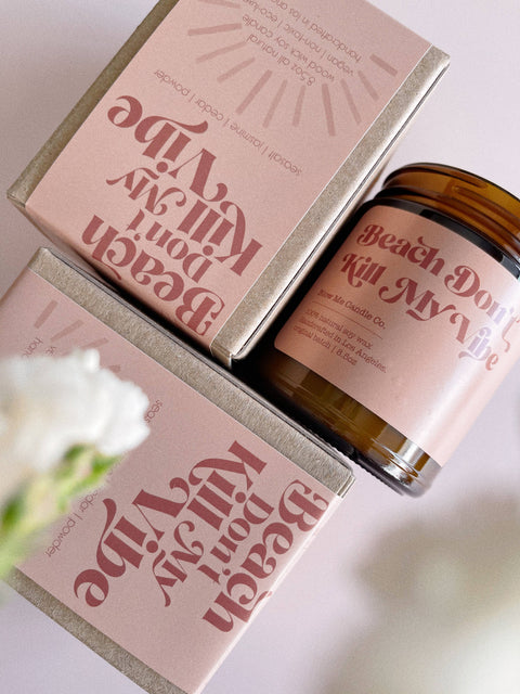 Beach Don't Kill My Vibe Candle - image 2