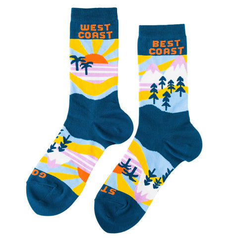 West Coast Best Coast Crew Socks
