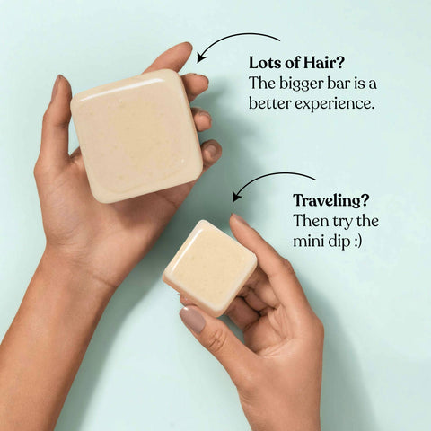 Dip Shampoo Bar: Color Safe, Everyday - Coconut & Almond