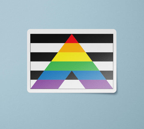 LGBT Ally Pride Flag Sticker - image 2