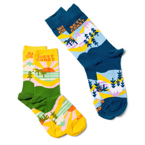 West Coast Best Coast Crew Socks