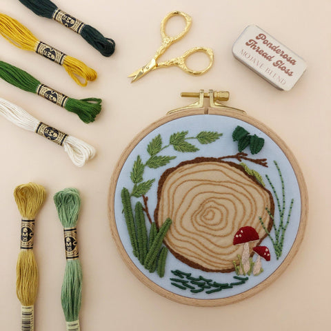 3D Woodland - Advanced Hand Embroidery DIY Craft Kit - image 4