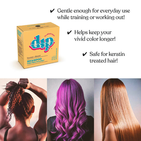 Dip Shampoo Bar: Color Safe, Everyday - Coconut & Almond